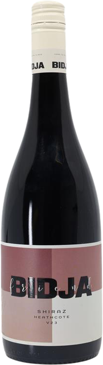 Bidja Wines Shiraz 2023 bottle — Heathcote